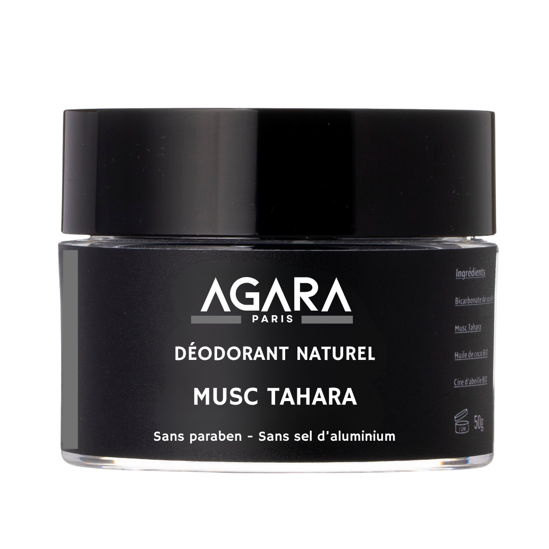 Déodorant Naturel Anti-Transpirant 24H Agara - Musc Tahara - 60g