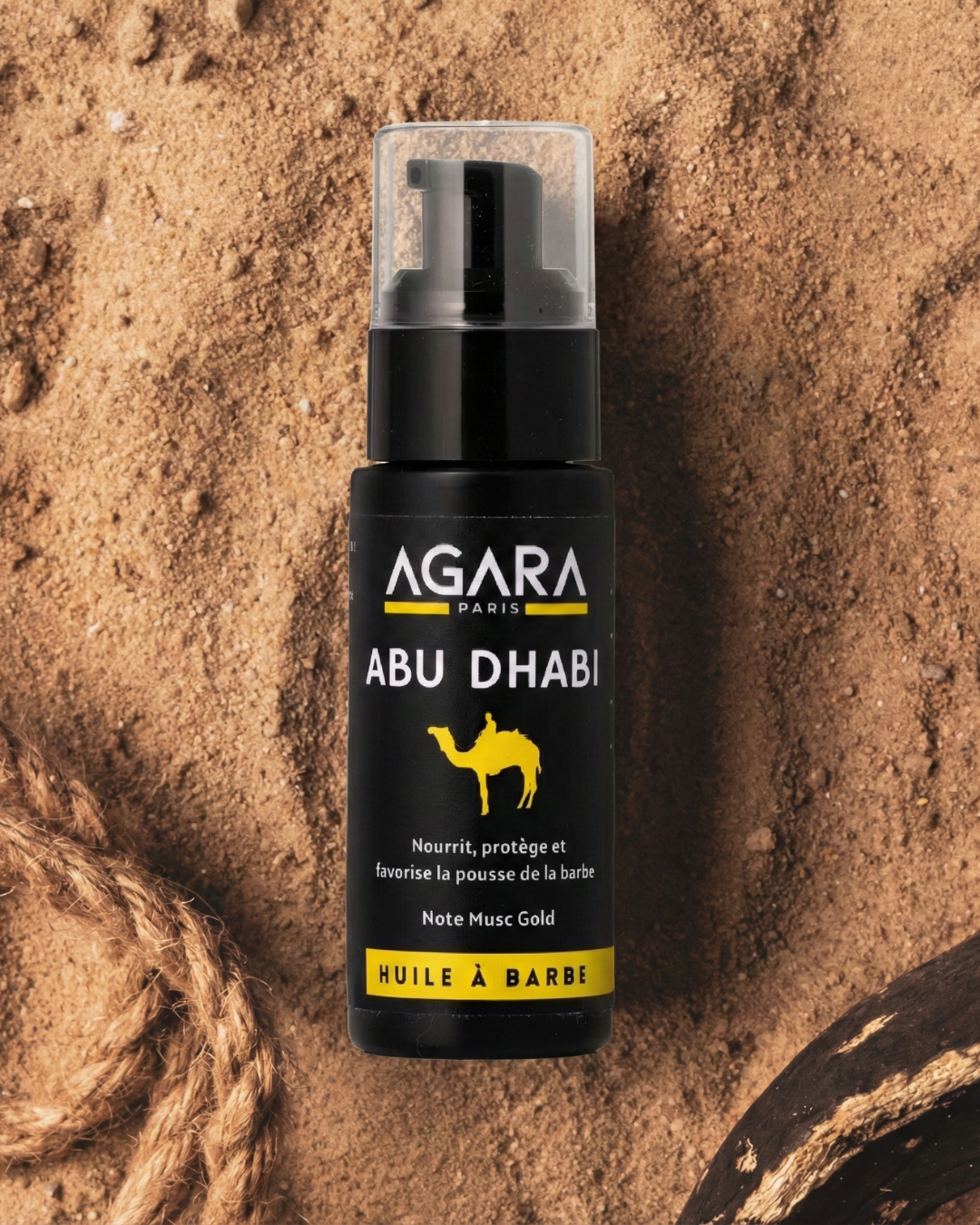 Huile à Barbe Naturelle ABU DHABI Agara - Musc Gold - 30ml