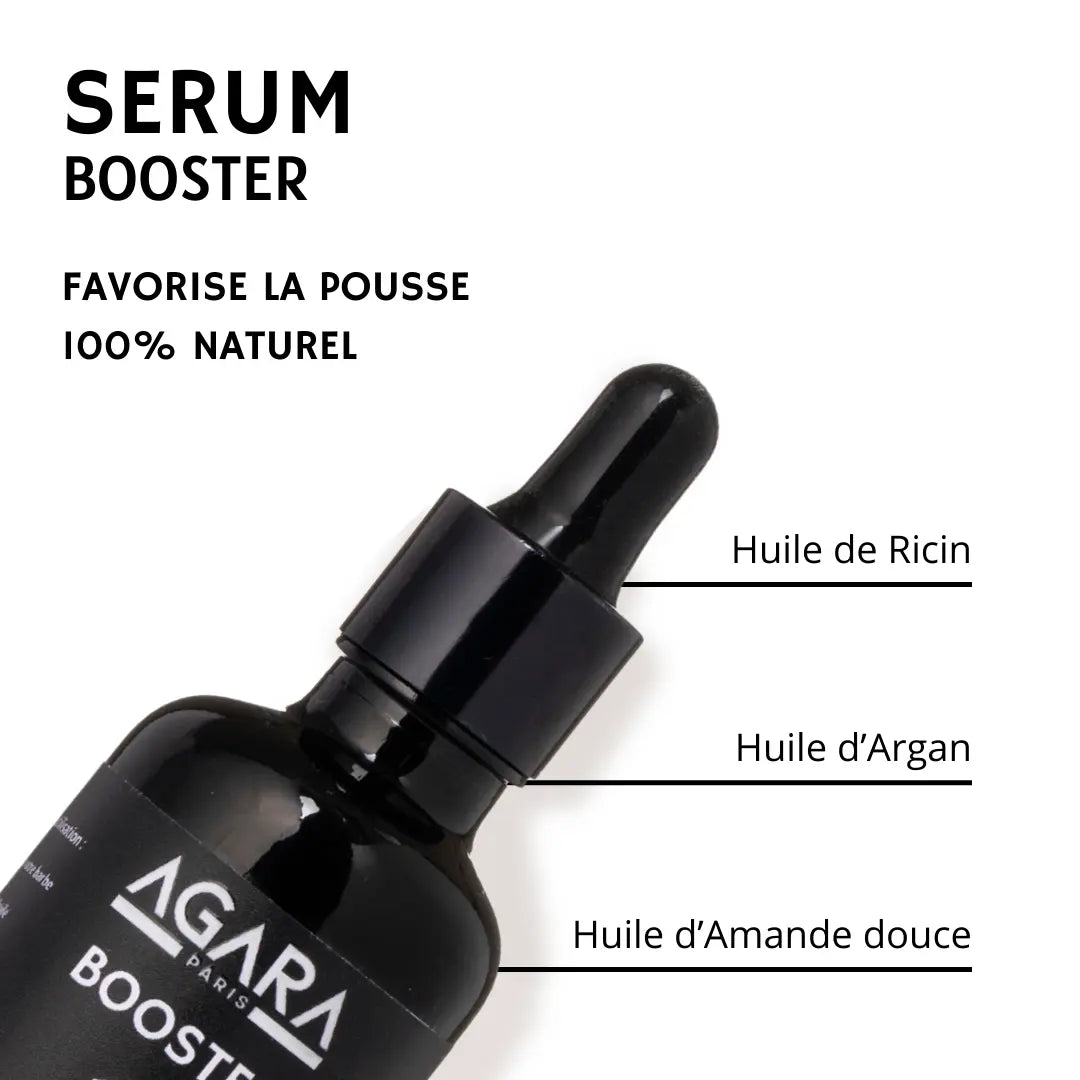 Sérum Booster Barbe Agara - Stimule la Pousse - Sans Parfum 30ml