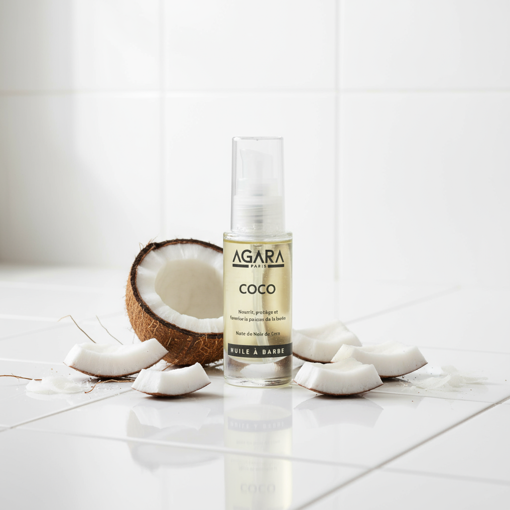 Huile à Barbe Naturelle COCO Agara - Noix de Coco - 30ml