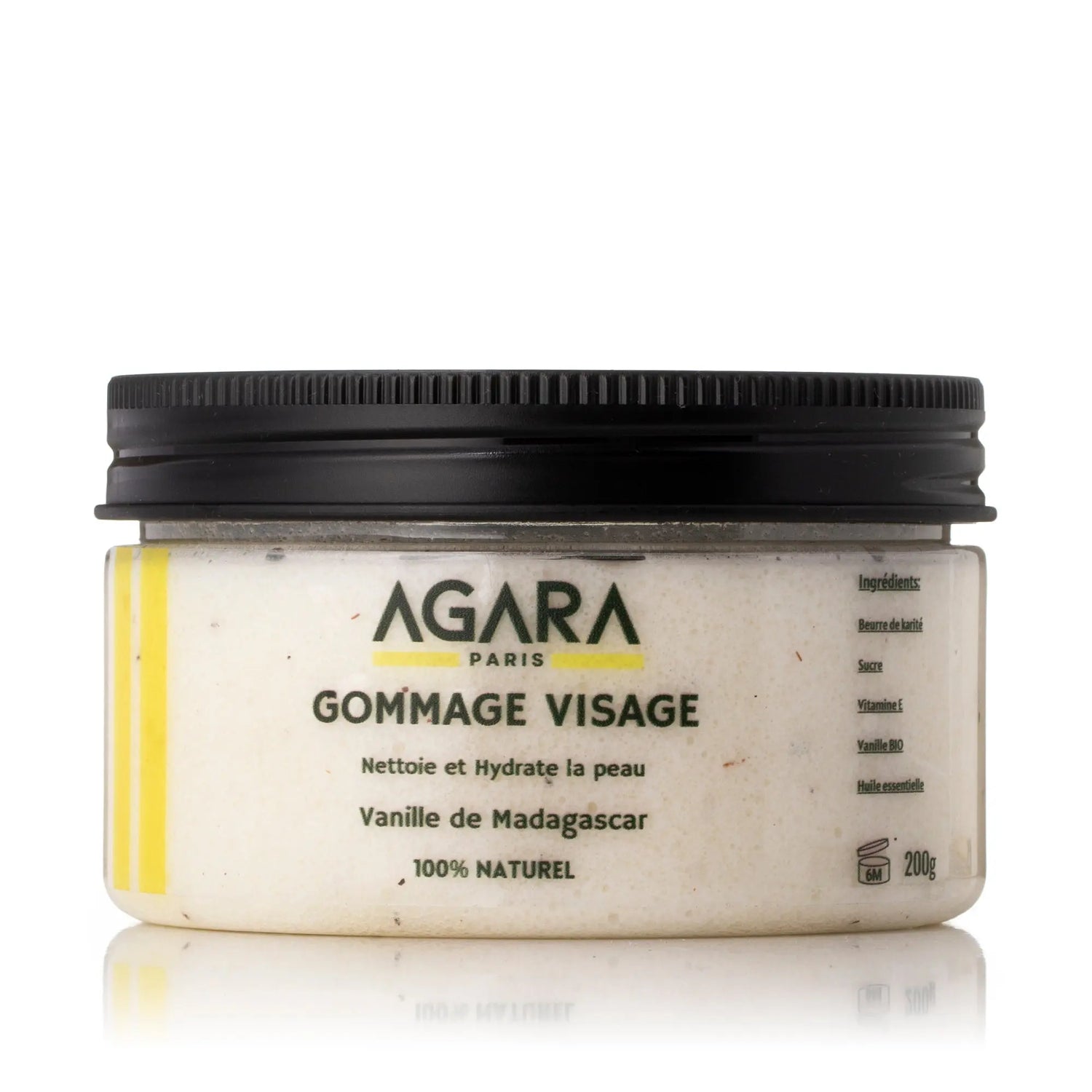 Gommage Visage Agara - Sucre et Vanille Madagascar - 200g